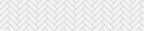 Фартук Метро керамик (белая) CPL пластик МДФ 6 мм в Верхней Салде - verhnyaya-salda.mebel-74.com | фото